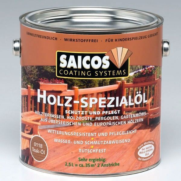 Масло для террасной доски «SAICOS Holz-Spezialol»
