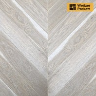 Французская елка из инженерной доски Weitzer Parkett WP 750 Дуб "Устрица" (Австрия) 45°