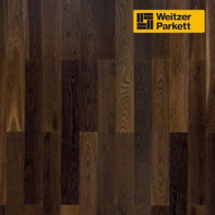 Массивная доска Weitzer Parkett Maxima  Дуб мореный original gefast (с фаской) ProVital finish (заводское масло)