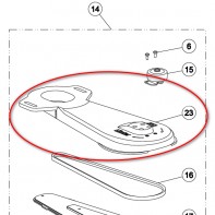 Длинная насадка (только корпус) для шлифовальных машин «Flip» «Lagler»
