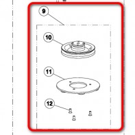 Диамантно-шлифовальная тарелка, в сборе для шлифовальных машин «Flip» «Lagler»