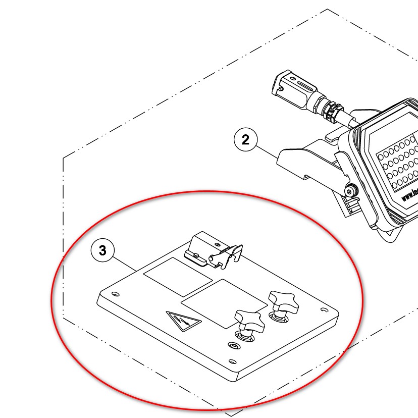 Крышка пускового ящика для светодиодного прожектора для ленточных шлифовальных машин «Hummel» «Lagler»