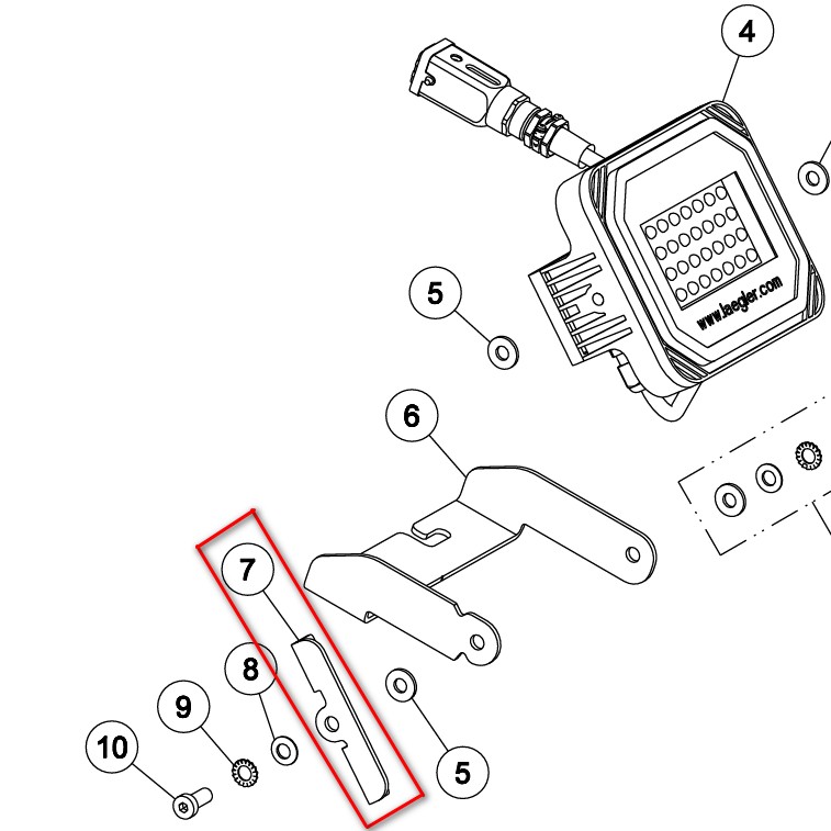 Откидной упор для ленточных шлифовальных машин «Hummel» «Lagler»