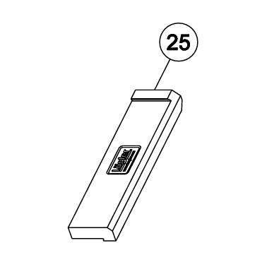 Ударный брусок (добойный блок) для ленточных шлифовальных машин «Hummel» «Lagler»
