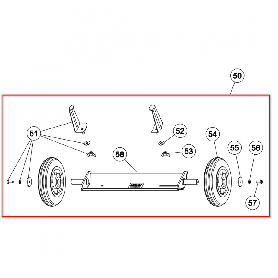 Транспортировачная тележка TRANSCART, в сборе для ленточных шлифовальных машин «Hummel» «Lagler»