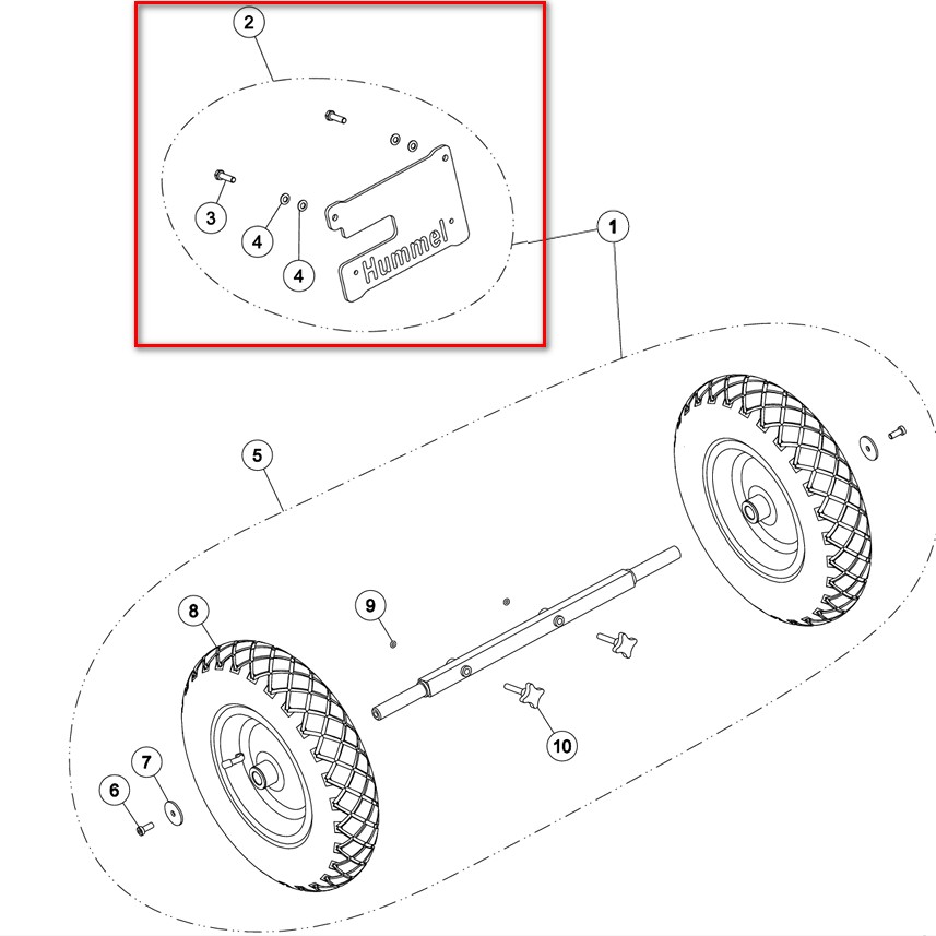 Комплект для переоборудования базовой плиты HUMMEL CC для ленточных шлифовальных машин «Hummel» «Lagler»