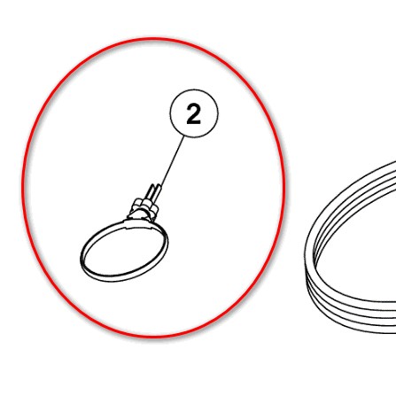 Зажим пылевого мешка (хомут Hummel) для ленточных шлифовальных машин «Hummel» «Lagler»