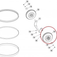 Колесо (2019 г. производства) для шлифовальных машин «Single» «Lagler»