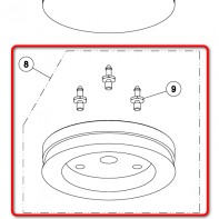 Щёточные тарелки из нержавеющей стали в ящике, комплект для дисковых шлифовальных машин «Trio» «Lagler»