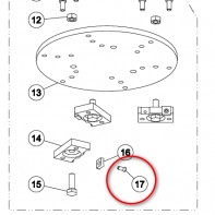Винт для твердосплавных пластин для дисковых шлифовальных машин «Trio» «Lagler»