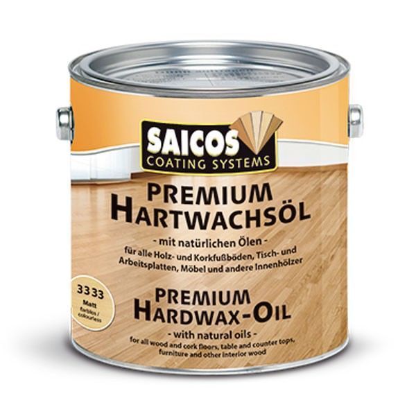 Масло воск для дерева «Saicos Premium Hartwachsol - Pur» 