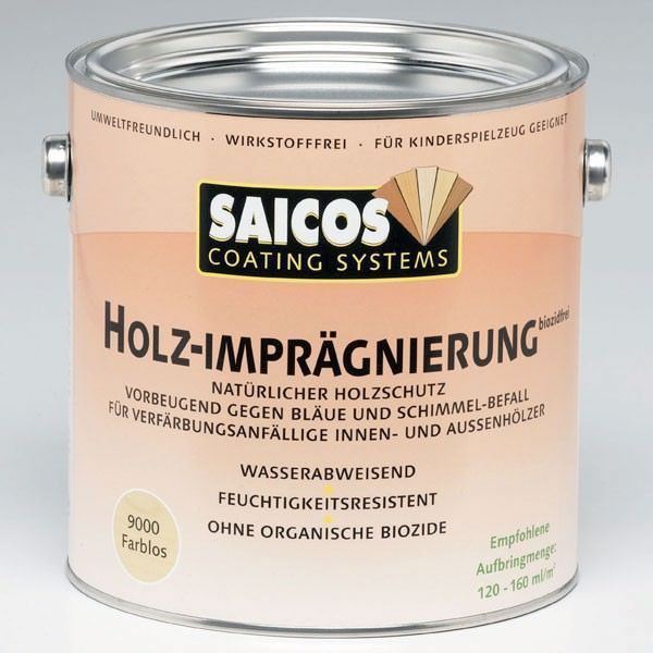 Пропитка древесины для влажных помещений «Saicos Holz-Impragnierung biozidfrei» 