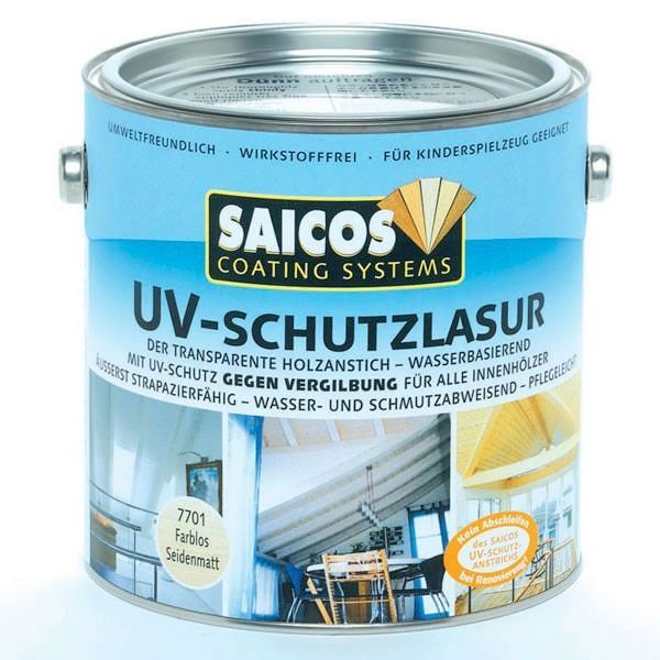 Лазурь для внутренних работ «Saicos UV-Schutzlasur Innen»