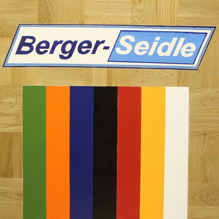 Двухкомпонентная полиуретановая краска на водной основе для разметки спортивных залов «Berger Aqua-Seal 2K-PU Spielfeldmarkierungsfarbe»